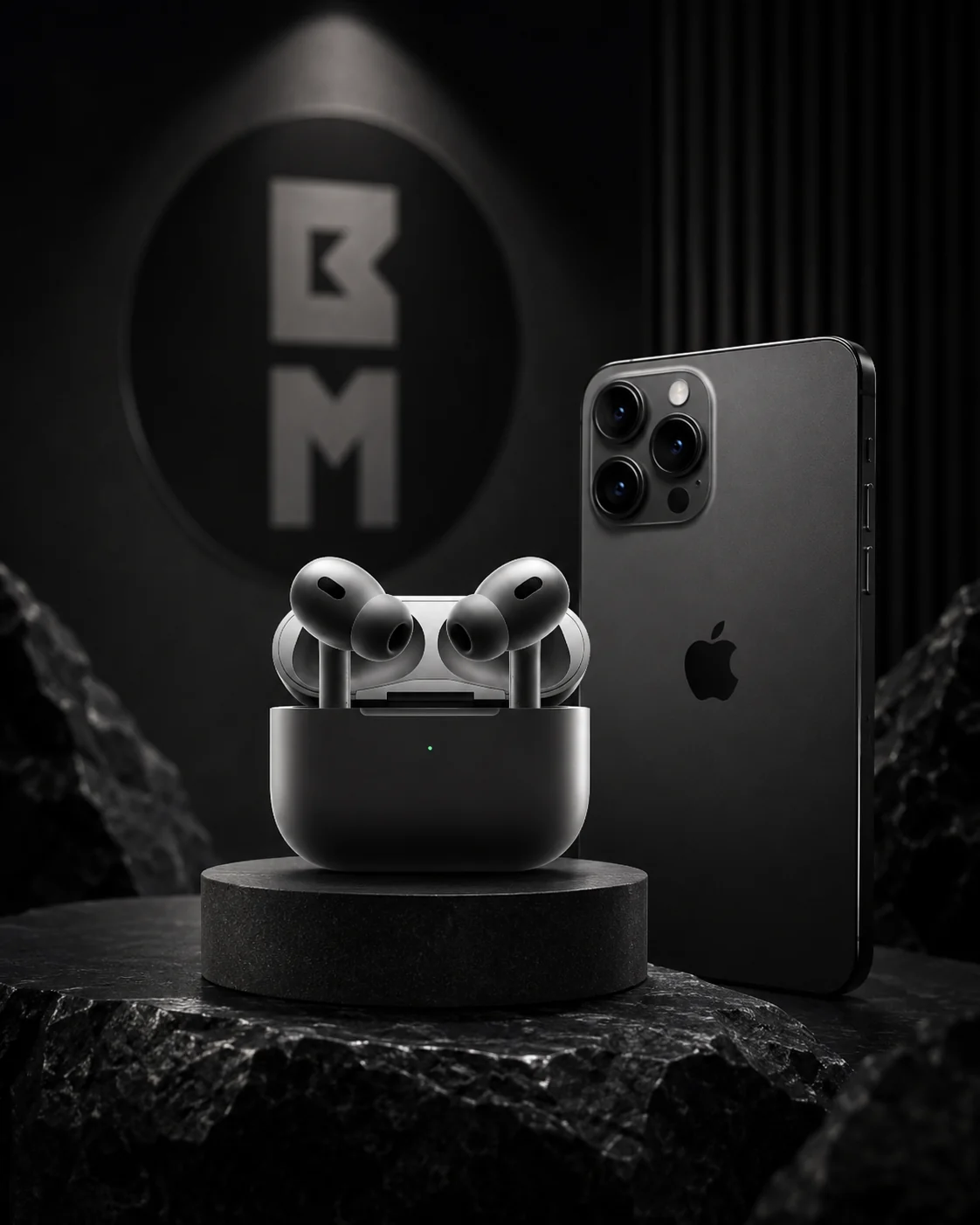 AirPods y iPhone en Black Market